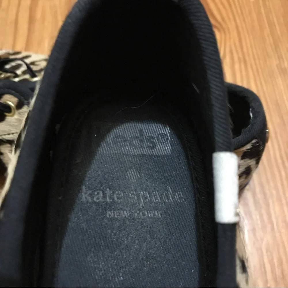 Keds Kate Spade Animal Hair Leopard Print Sneakers, EUC, 7.5 - Picture 11 of 13